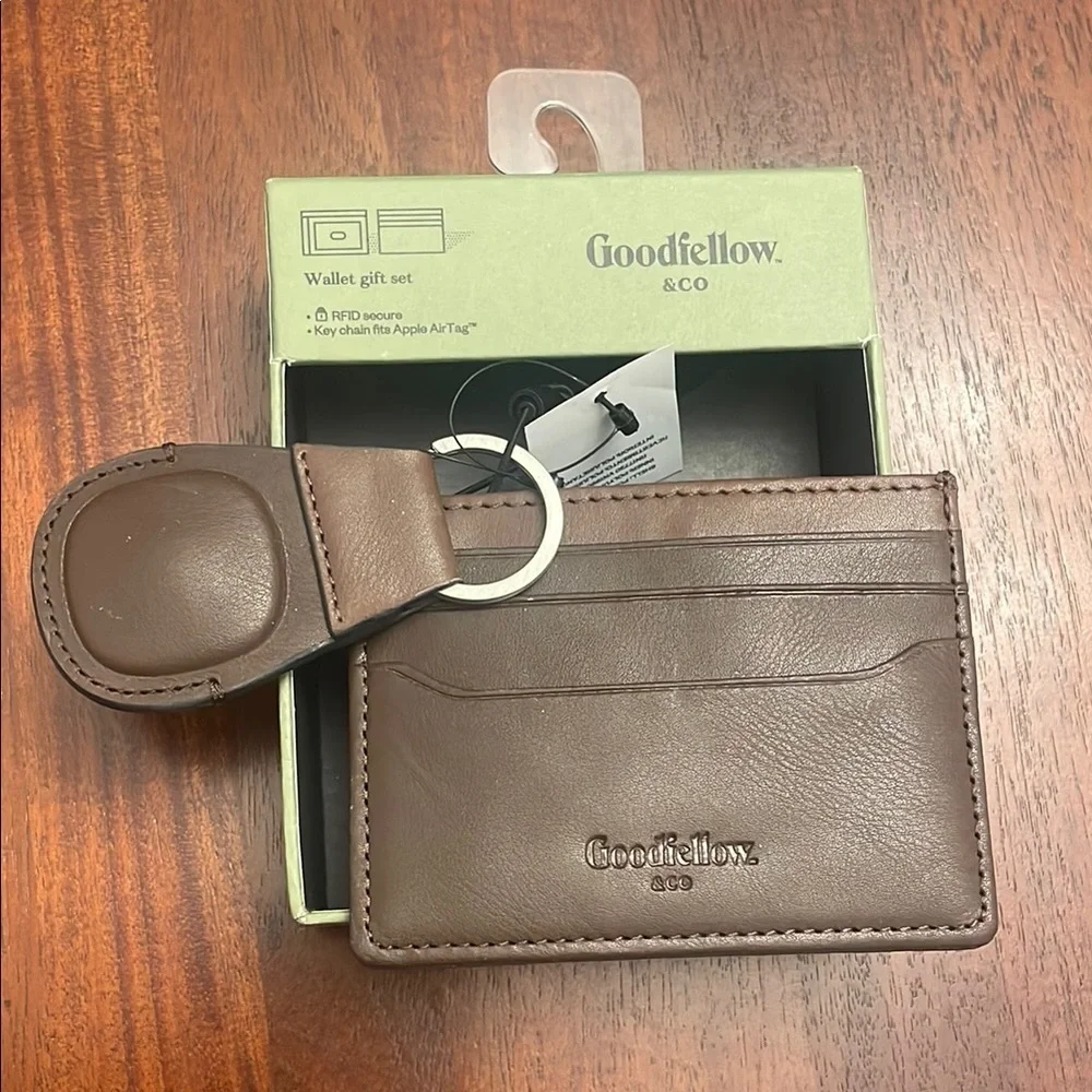 Goodfellow & Co Brown Wallet Gift Set